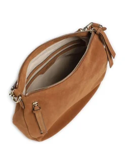 Abro Shoulder Bags|Hobo Bags-Suede Juna Small Hobo bag brushed leather