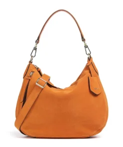Abro Shoulder Bags|Hobo Bags-Suede Juna Small Hobo bag brushed leather
