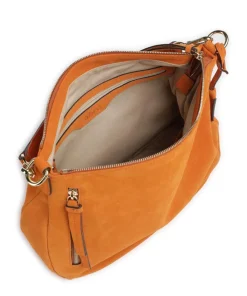 Abro Shoulder Bags|Hobo Bags-Suede Juna Small Hobo bag brushed leather