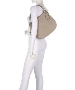 Abro Shoulder Bags|Hobo Bags-Suede Juna Small Hobo bag brushed leather