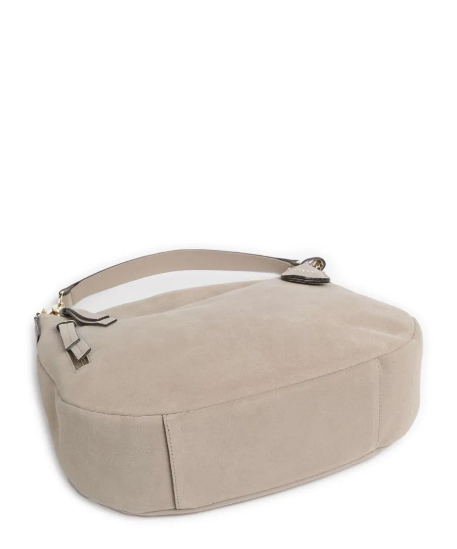 Abro Shoulder Bags|Hobo Bags-Suede Juna Small Hobo bag brushed leather