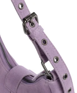 Núnoo Shoulder Bags-Suede Palma Shoulder bag brushed leather