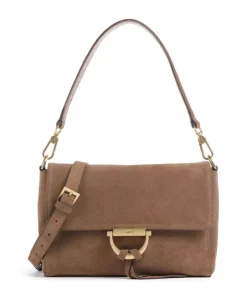 Abro Shoulder Bags|Crossbody Bags-Suede Temi Shoulder bag brushed leather