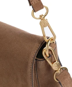 Abro Shoulder Bags|Crossbody Bags-Suede Temi Shoulder bag brushed leather