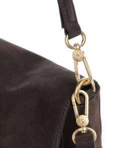 Abro Shoulder Bags|Crossbody Bags-Suede Temi Shoulder bag brushed leather