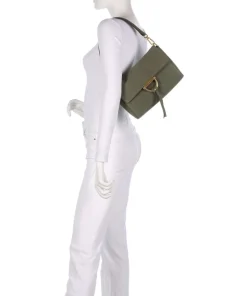 Abro Shoulder Bags|Crossbody Bags-Suede Temi Shoulder bag brushed leather
