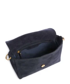 Abro Shoulder Bags|Crossbody Bags-Suede Temi Shoulder bag brushed leather