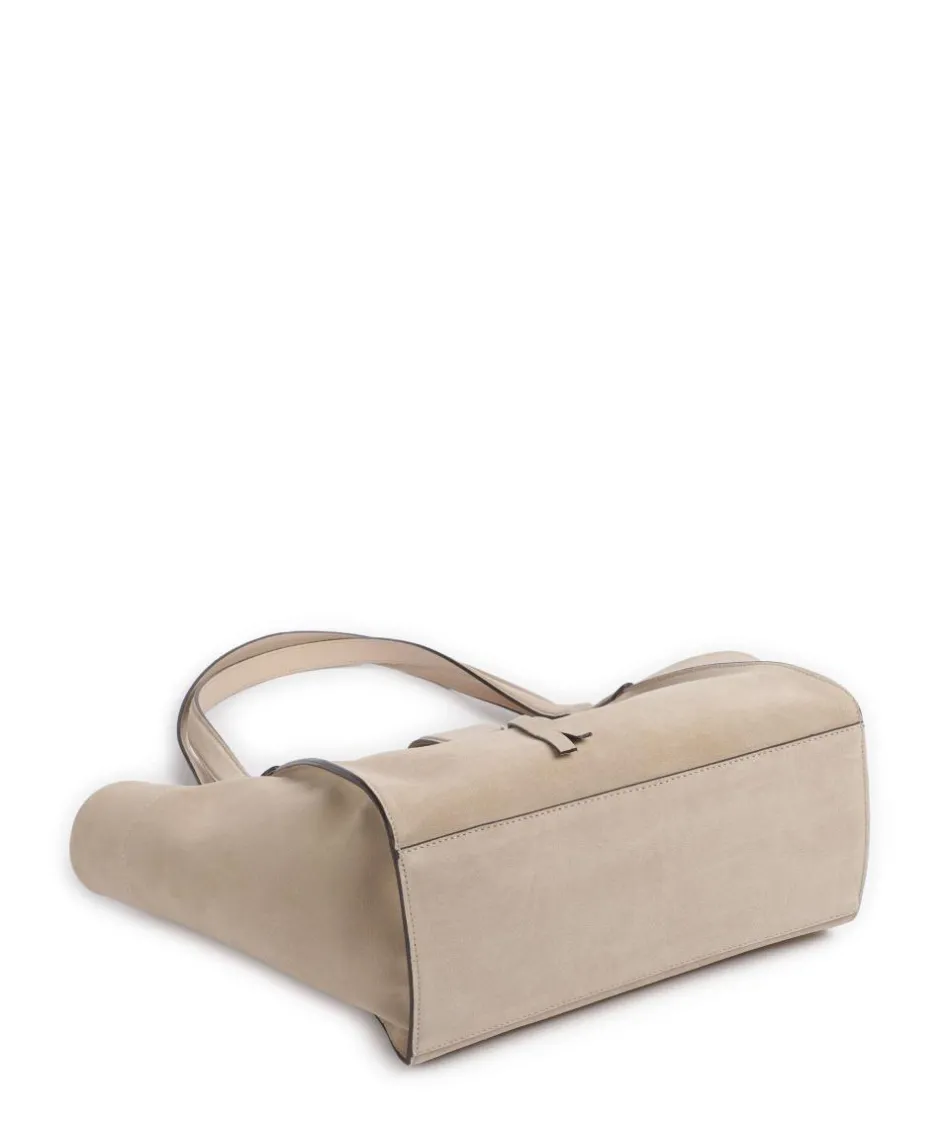 Abro Tote Bags-Suede Temi Tote bag brushed cow leather