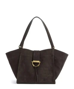 Abro Tote Bags-Suede Temi Tote bag brushed leather