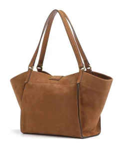 Abro Tote Bags-Suede Temi Tote bag brushed leather