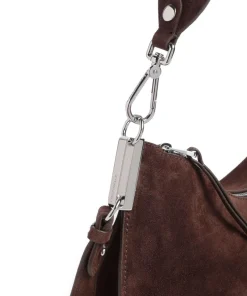 Coccinelle Shoulder Bags|Hobo Bags-Sunup Suede Hobo bag brushed leather
