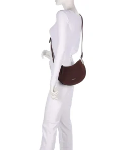 Coccinelle Shoulder Bags|Crossbody Bags-Sunup Suede Shoulder bag brushed cow leather