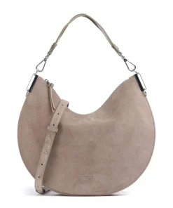 Coccinelle Shoulder Bags-Sunup Suede Shoulder bag brushed cow leather