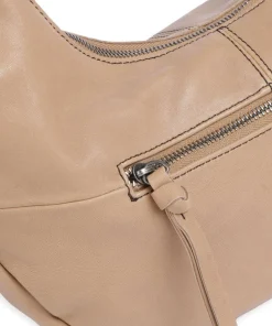FredsBruder Shoulder Bags|Hobo Bags-Take A Smile Hobo bag sheepskin leather
