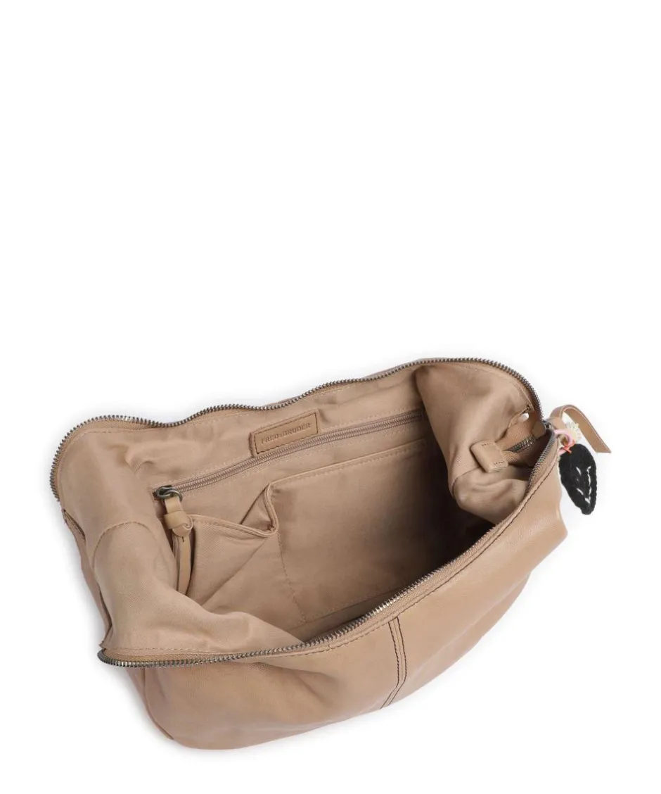 FredsBruder Shoulder Bags|Hobo Bags-Take A Smile Hobo bag sheepskin leather