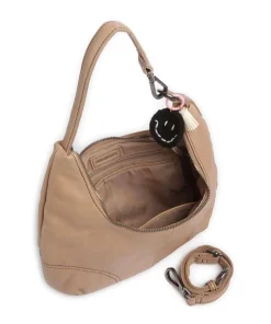 FredsBruder Shoulder Bags|Hobo Bags-Take A Smile Hobo bag sheepskin leather