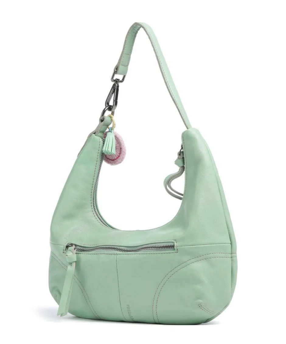 FredsBruder Shoulder Bags|Hobo Bags-Take A Smile Hobo bag sheepskin leather