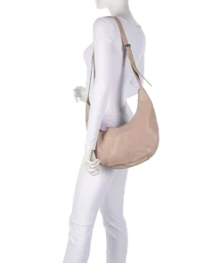 FredsBruder Shoulder Bags|Hobo Bags-Take A Smile Hobo bag sheepskin leather