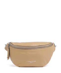 Liebeskind Fanny Packs|Crossbody Bags-Tavia Sheep Natural Fanny pack grained leather
