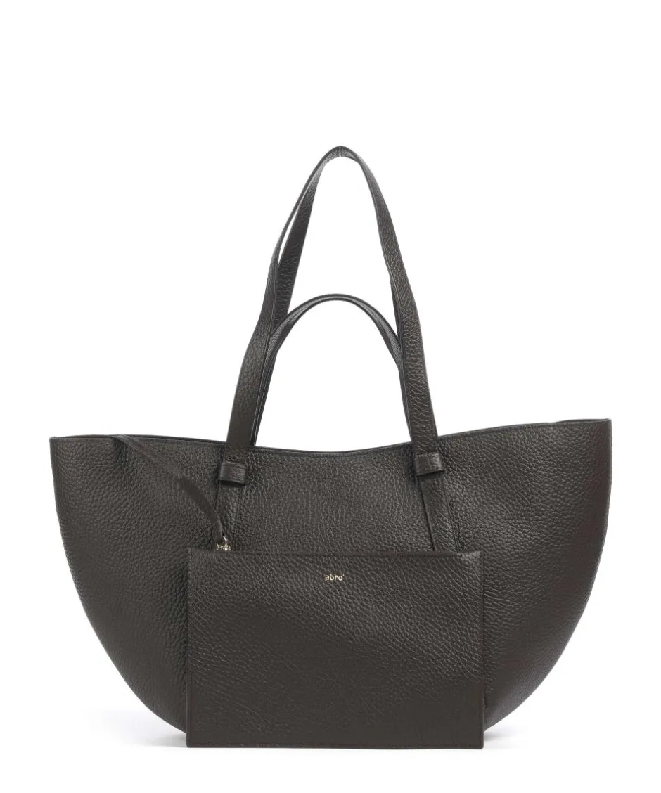 Abro Tote Bags|Handbags-Tekla Cosmo Large Tote bag grained leather
