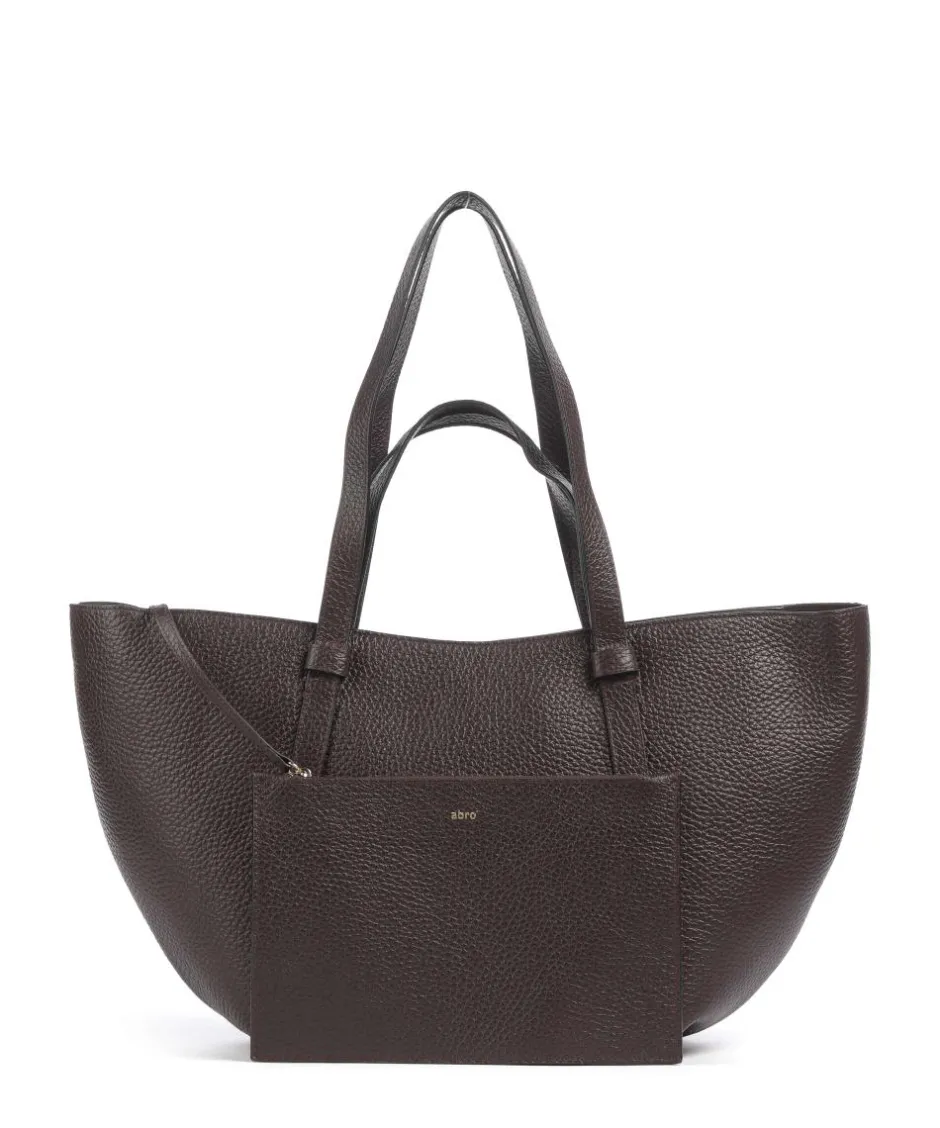 Abro Tote Bags|Handbags-Tekla Cosmo Large Tote bag grained leather