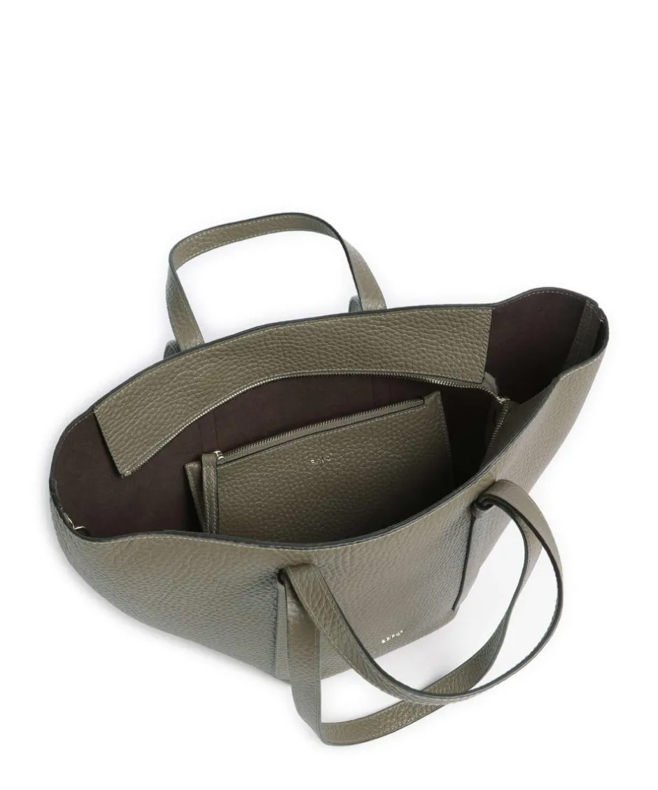Abro Tote Bags|Handbags-Tekla Cosmo Medium Tote bag grained leather