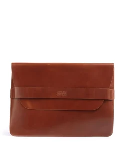 Buckle & Seam Business- & Laptop Bags-Terra Laptop case 13″ smooth cow leather