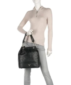 Maison Mollerus Hobo Bags-Tile Niesen Bucket bag softly grained calfskin