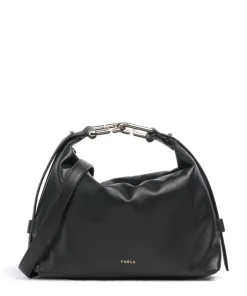 Furla Shoulder Bags|Hobo Bags-Tonie M Hobo bag fine grain leather
