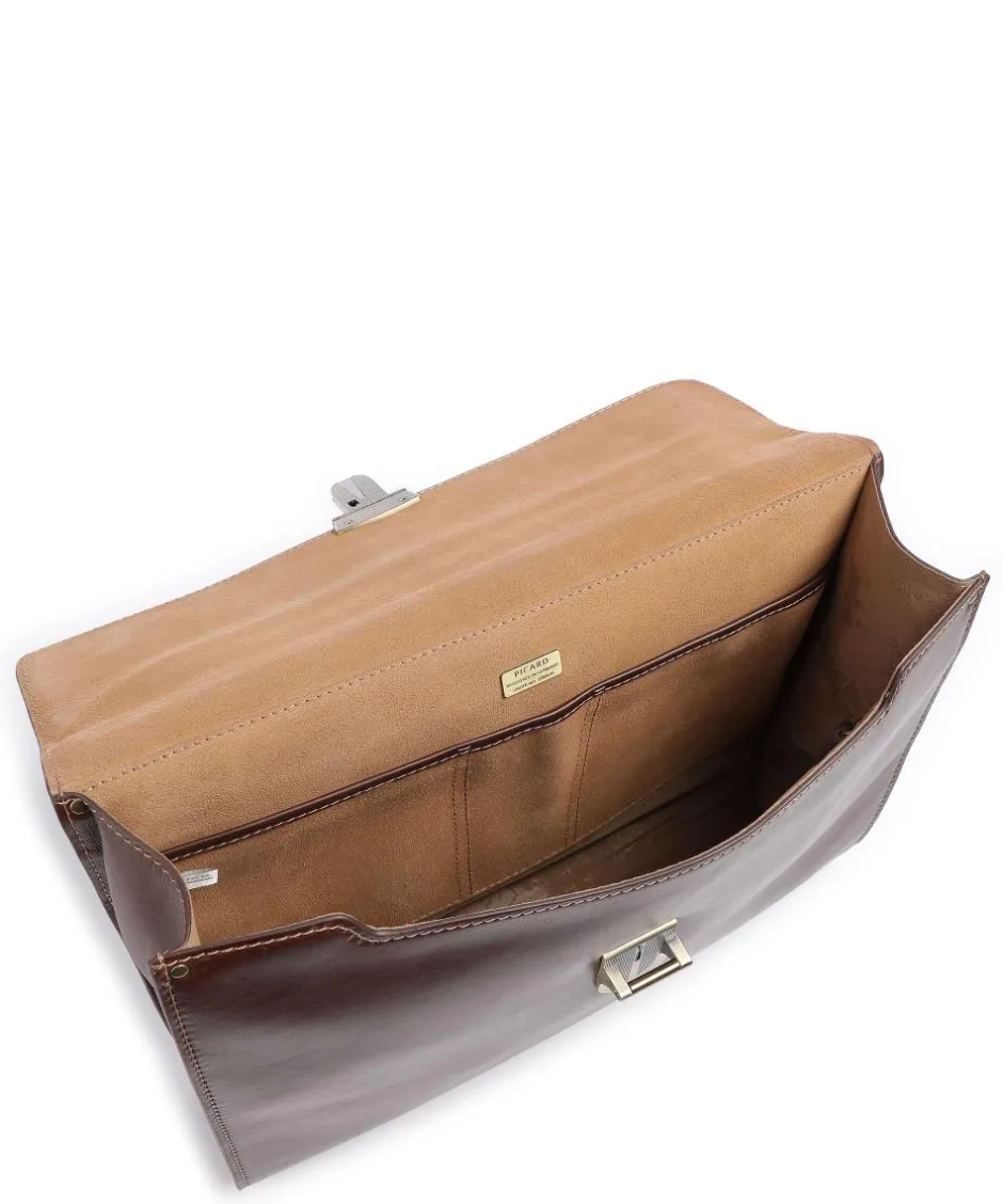 Picard Business- & Laptop Bags-Toscana Briefcase fine grain cow leather