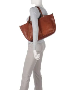 Campomaggi Tote Bags-Tote bag fine grain cow leather