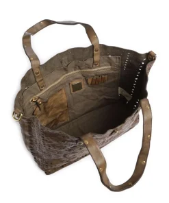 Campomaggi Tote Bags-Tote bag fine grain cow leather