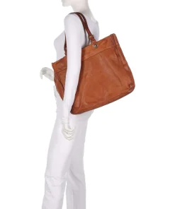 Campomaggi Tote Bags-Tote bag fine grain cow leather