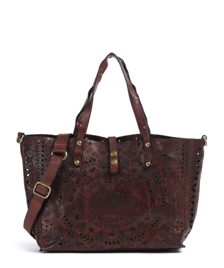 Campomaggi Tote Bags-Tote bag fine grain cow leather