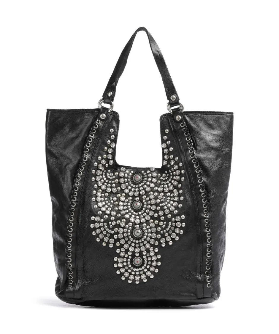 Campomaggi Tote Bags-Tote bag grained cow leather