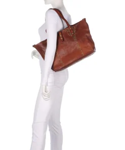 Campomaggi Tote Bags-Tote bag grained cow leather