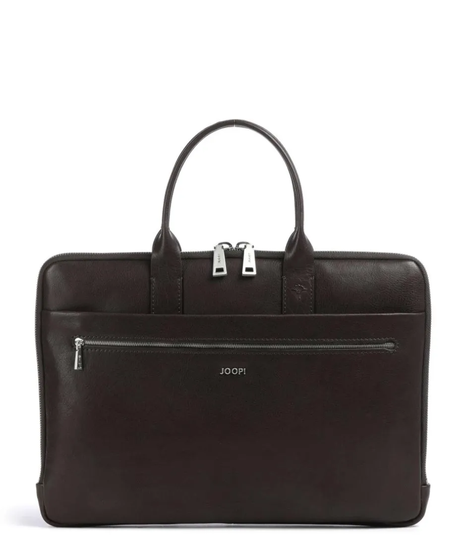 JOOP! Business- & Laptop Bags-Treviso Samu Briefcase 15″ fine grain cow leather