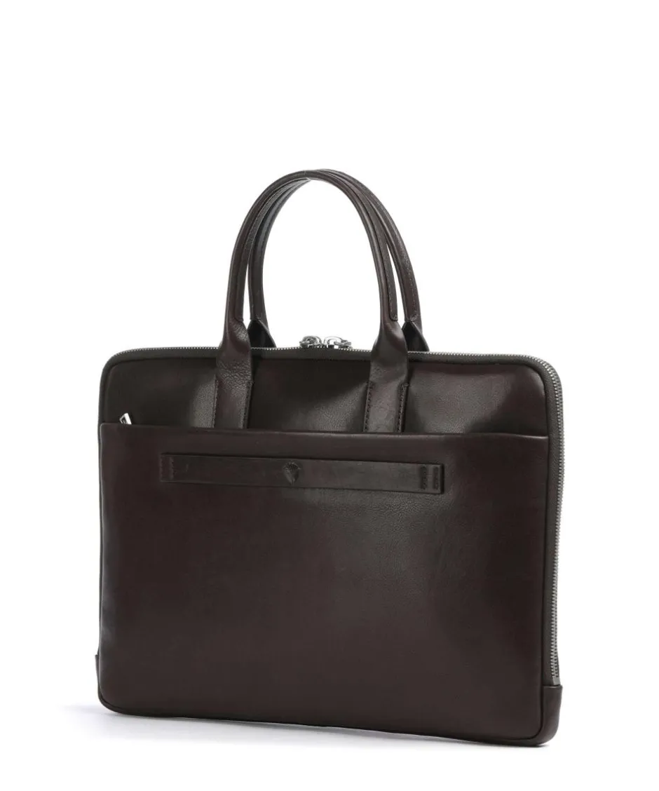 JOOP! Business- & Laptop Bags-Treviso Samu Briefcase 15″ fine grain cow leather