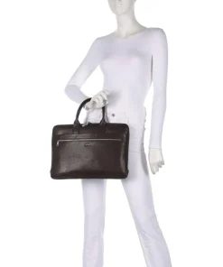 JOOP! Business- & Laptop Bags-Treviso Samu Briefcase 15″ fine grain cow leather