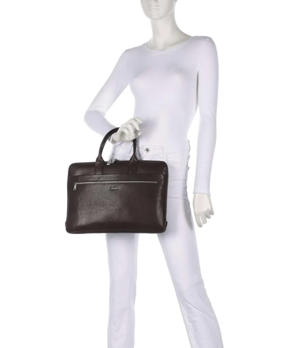 JOOP! Business- & Laptop Bags-Treviso Samu Briefcase 15″ fine grain cow leather