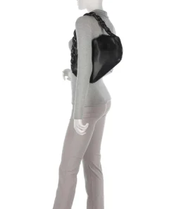 Depeche Shoulder Bags-Twisted Tale Shoulder bag sheepskin leather