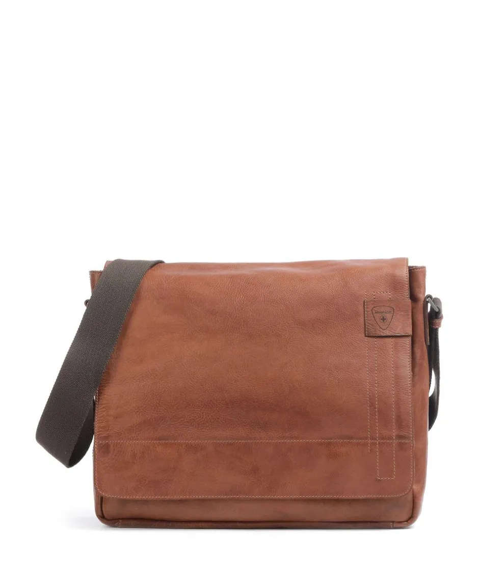 Strellson Business- & Laptop Bags-Upminster Briefcase 15″ fine grain leather