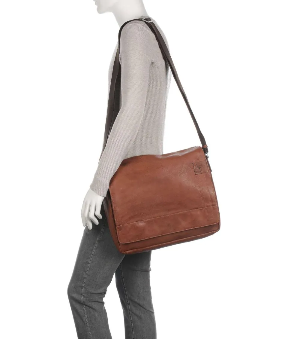 Strellson Business- & Laptop Bags-Upminster Briefcase 15″ fine grain leather