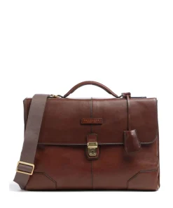 The Bridge Business- & Laptop Bags-Vespucci Briefcase 15″ cow leather