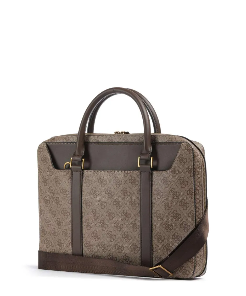 Guess Business- & Laptop Bags-Vezzola Briefcase 13″ imitation leather