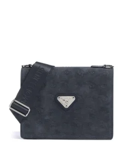 Maison Mollerus Crossbody Bags-Vinour Vinerus Melide Crossbody bag canvas, smooth calfskin, brushed calfskin