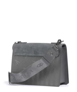Maison Mollerus Crossbody Bags-Vinour Vinerus Melide Crossbody bag canvas, smooth calfskin, brushed calfskin