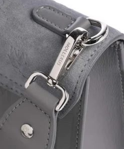 Maison Mollerus Crossbody Bags-Vinour Vinerus Melide Crossbody bag canvas, smooth calfskin, brushed calfskin