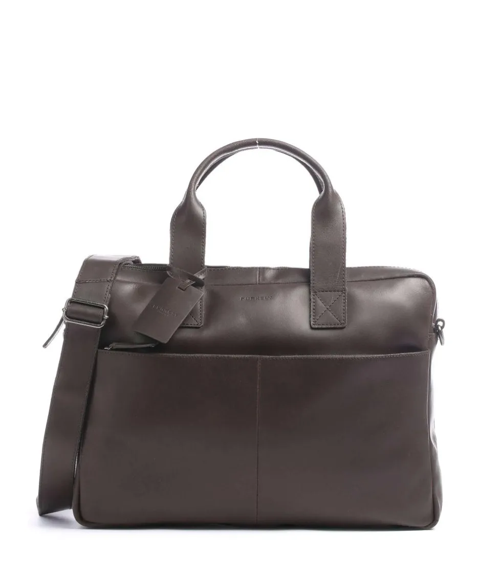 Burkely Business- & Laptop Bags-Vintage Jesse Briefcase 15″ leather
