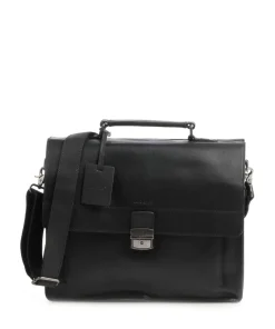Burkely Business- & Laptop Bags-Vintage Scott Briefcase fine grain leather